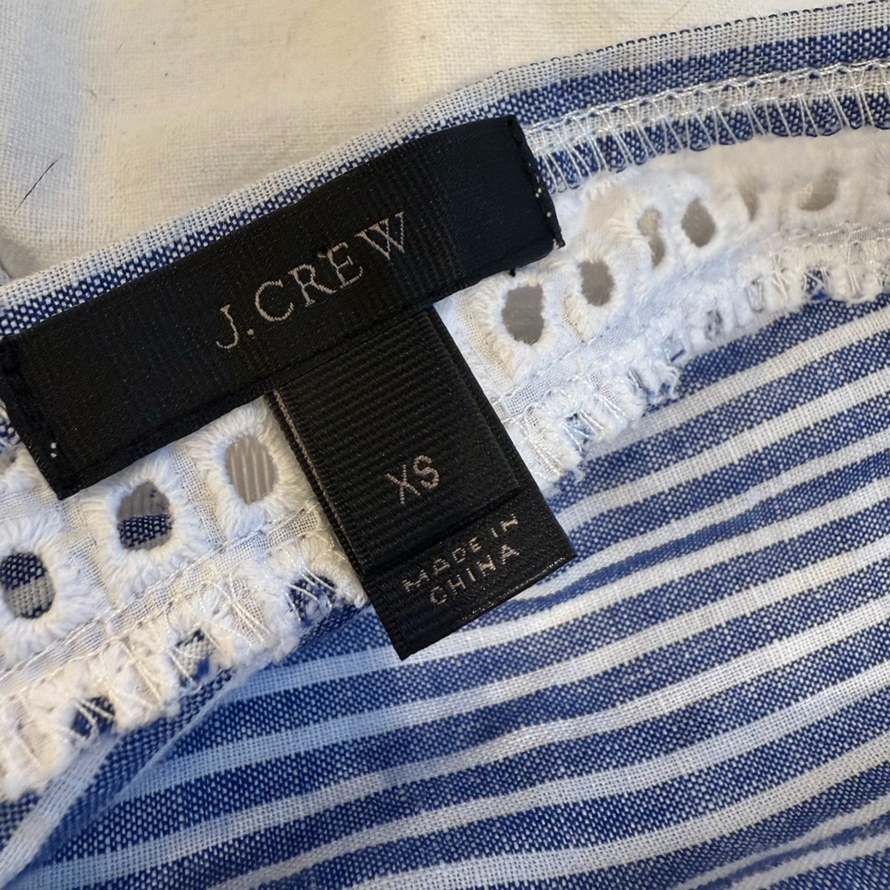 J.CREW Nautical Stripe Swimsuit Coverup Dress size‎ XS - Picture 6 of 8